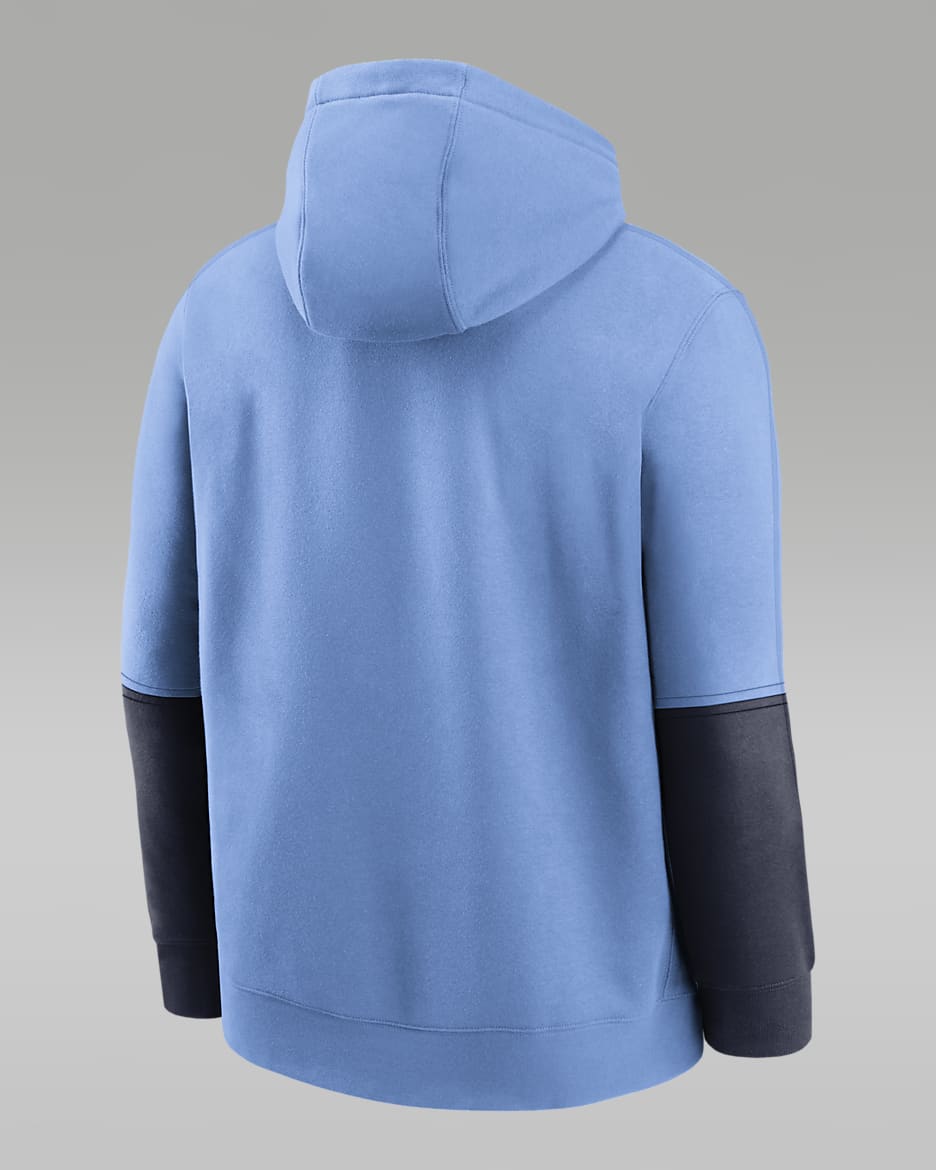 North Carolina Tar Heels Sideline Team Issue Club Men s Nike College Pullover Hoodie. Nike